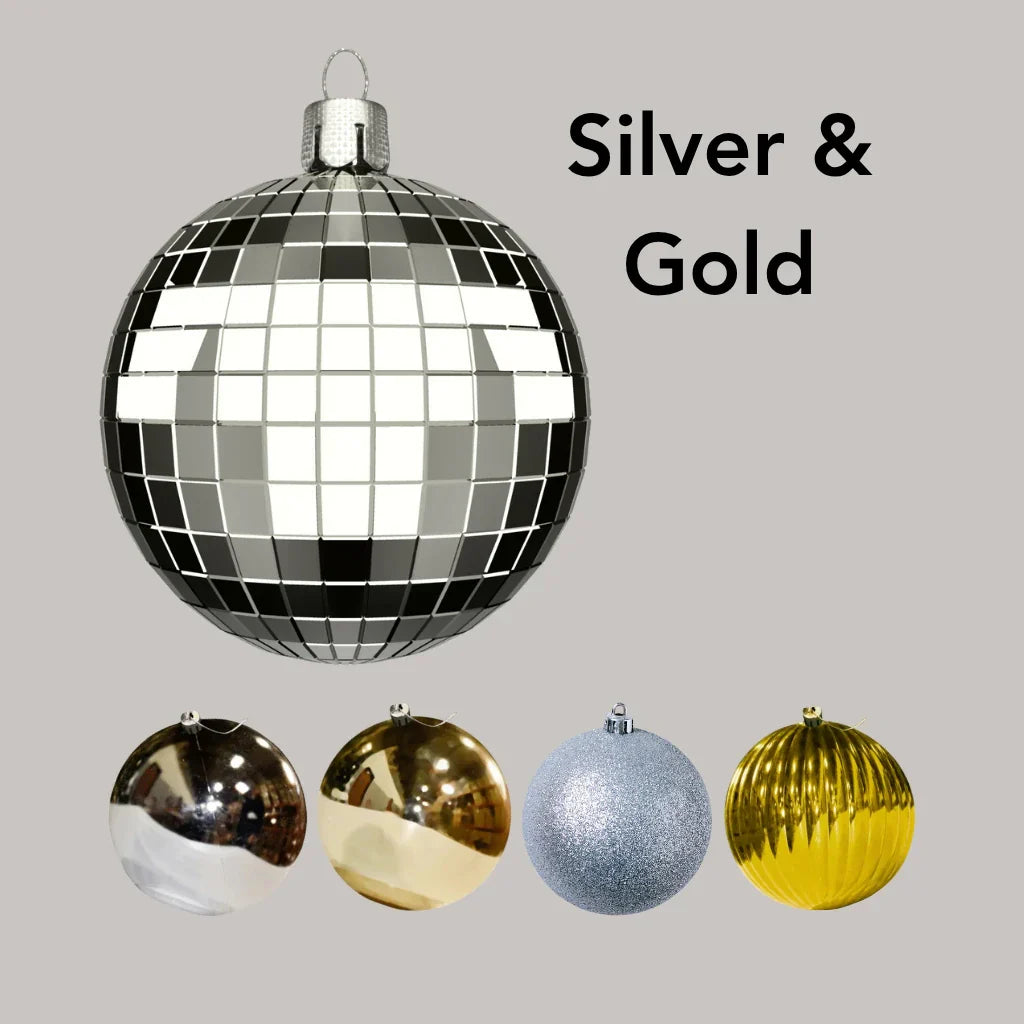 Silver and Gold Ornaments