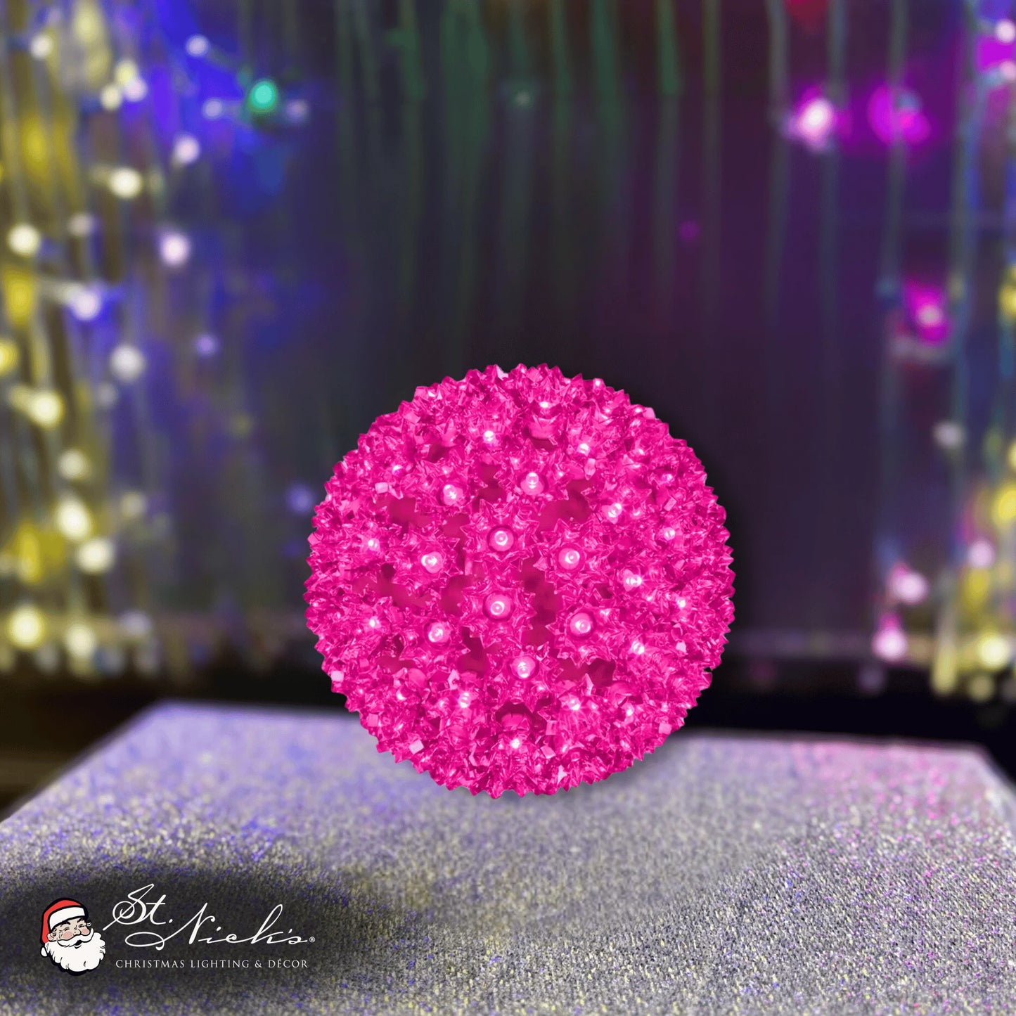 10-LED-Sphere-5MM-Lights-Pink-2