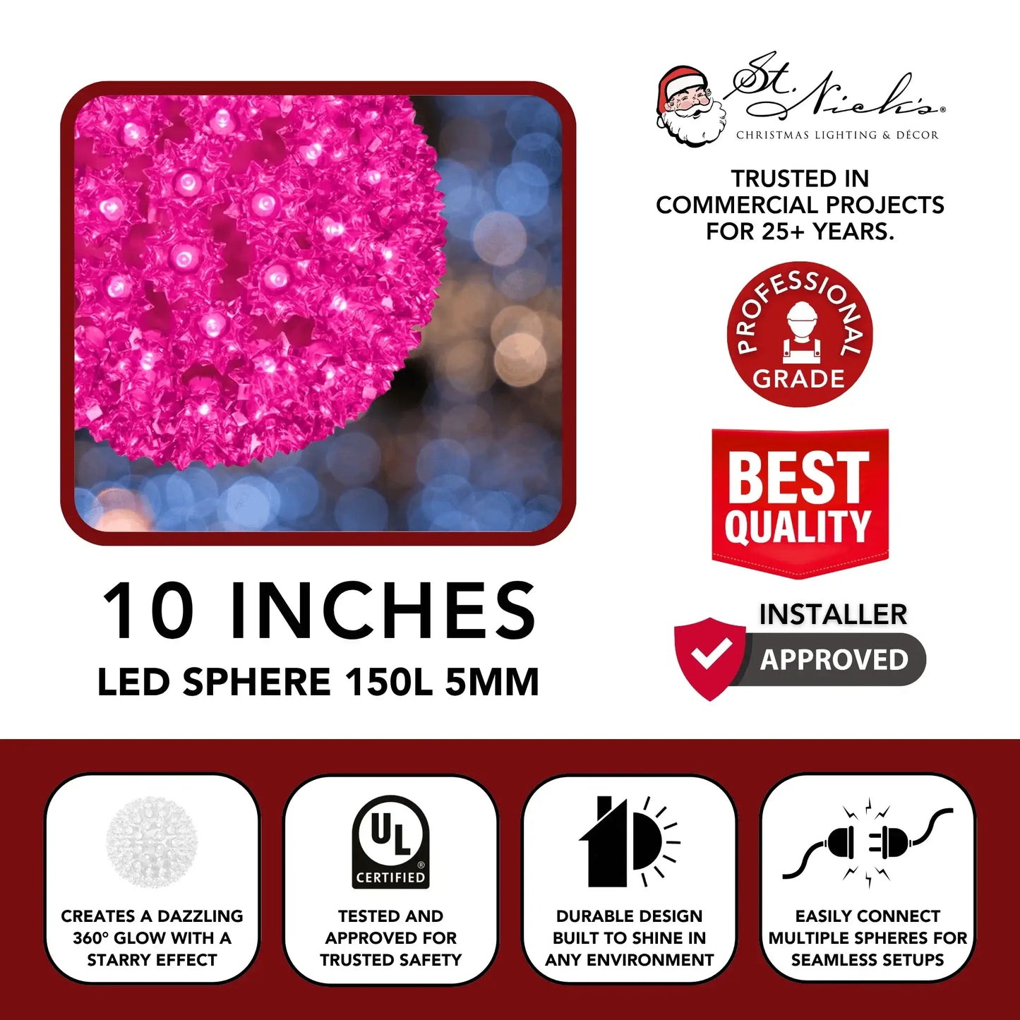 10-LED-Sphere-5MM-Lights-Pink-3