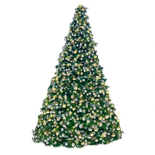 20FT-Frame-Tree-Pre-decorated-Gold-Silver-Ornaments-with-WW-CW-5MM-Twinkle-Lights-1