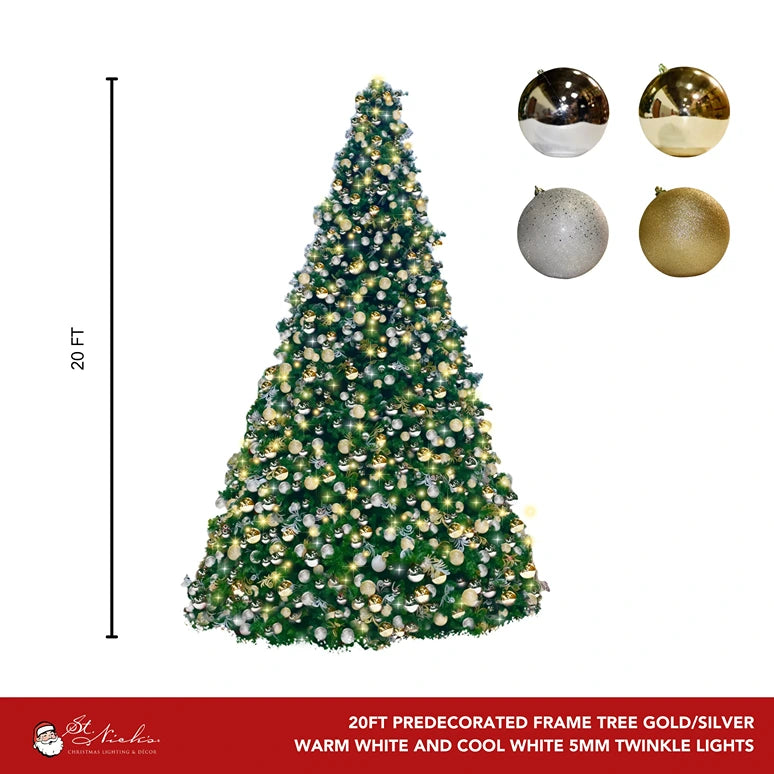 20FT-Frame-Tree-Pre-decorated-Gold-Silver-Ornaments-with-WW-CW-5MM-Twinkle-Lights-2