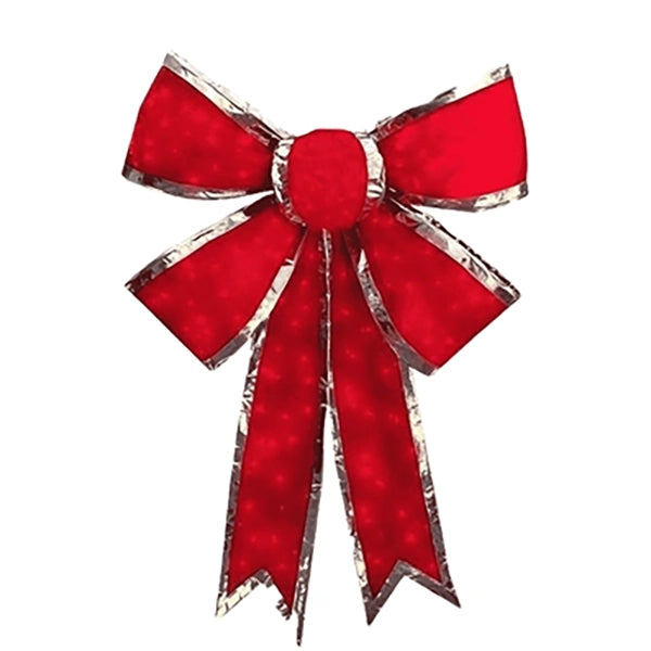 6FT-Red-and-Silver-Lighted-Structure-Bow-Centerpiece-1