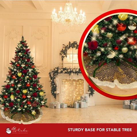 9FT-Red-Burgundy-and-Gold-Predecorated-PVC-Tree-6