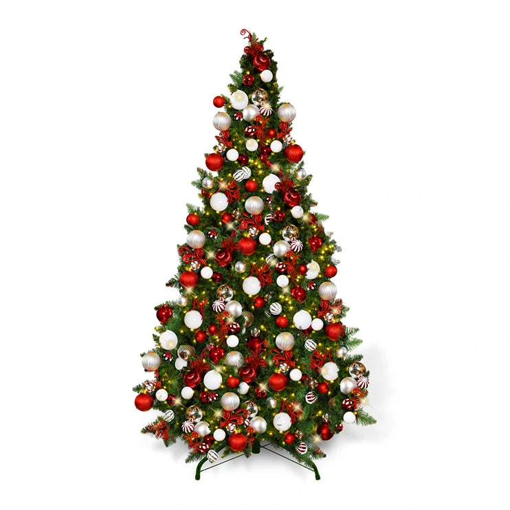 9FT-Red-White-and-Silver-Predecorated-PVC-Tree-1