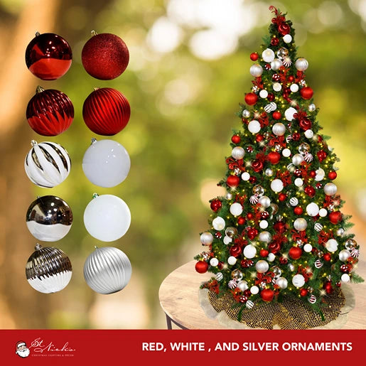 9FT-Red-White-and-Silver-Predecorated-PVC-Tree-5