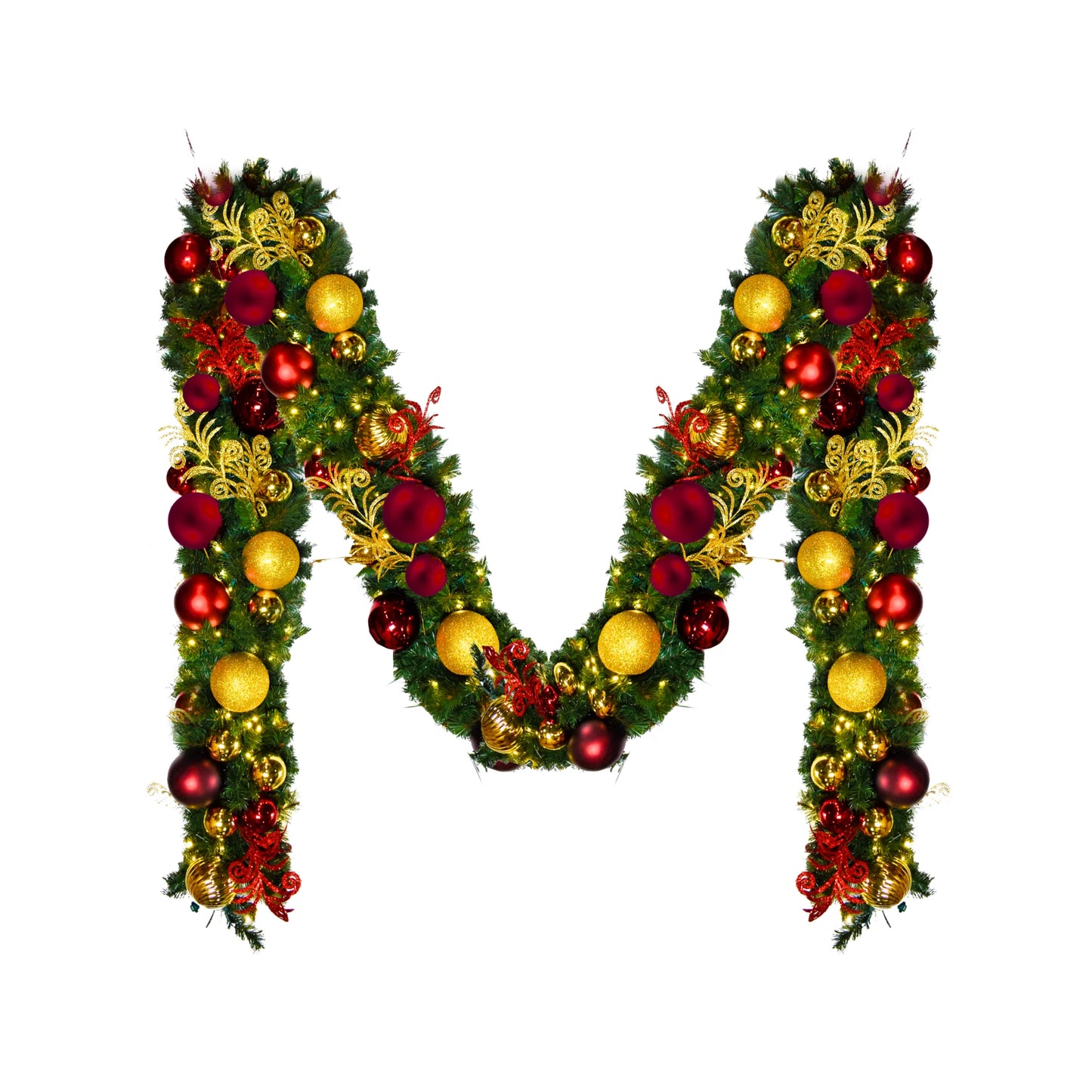 9x14-Pre-Decorated-Garland-Red-Gold-Burgundy-1