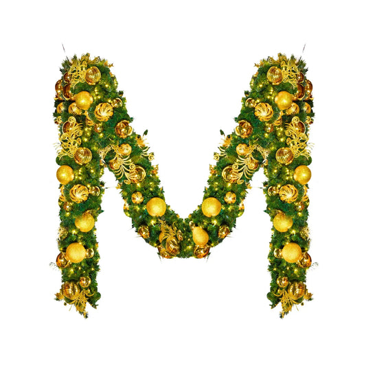 9x14-Pre-Decorated-Garland-with-Warm-White-Lights-Gold-1