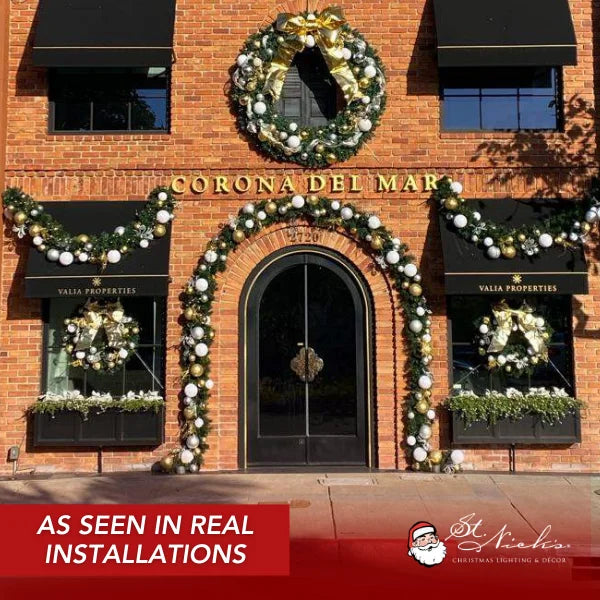 9x14-Pre-Decorated-Garland-with-Warm-White-Lights-Gold-Silver-5