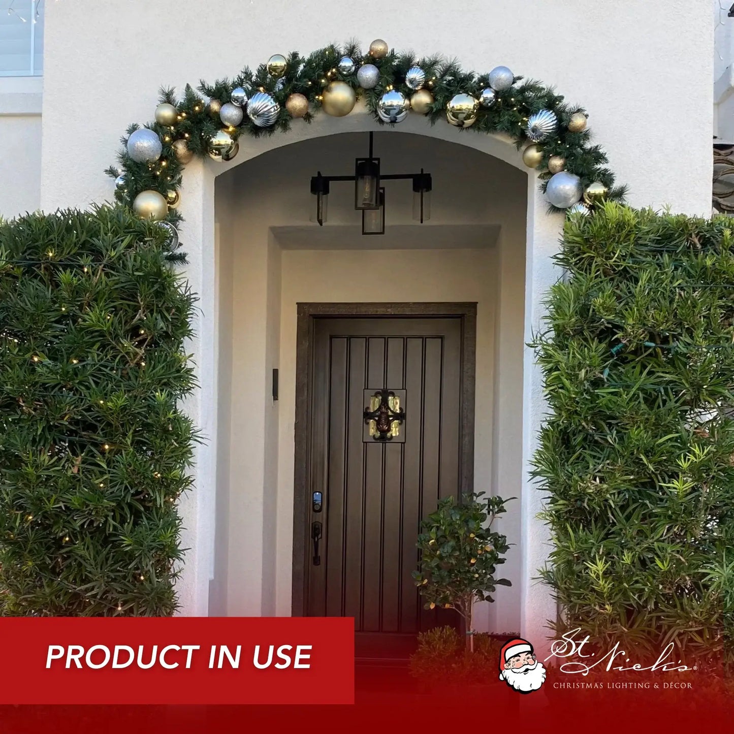 9x14-Pre-Decorated-Garland-with-Warm-White-Lights-Gold-Silver-7