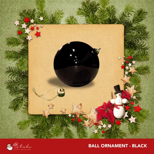 Black-Ornament-Shiny-Sequin-Ball-150MM-2
