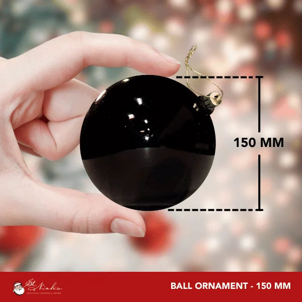 Black-Ornament-Shiny-Sequin-Ball-150MM-4