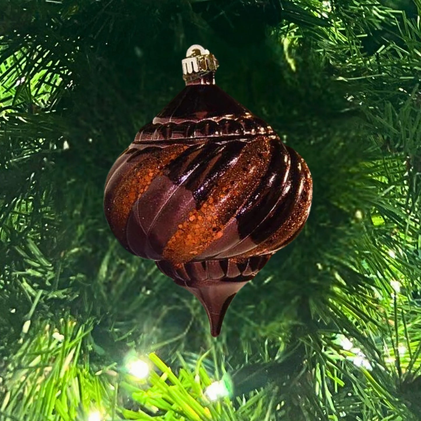 Brown-Ornament-Shiny-Onion-with-Glitter-2