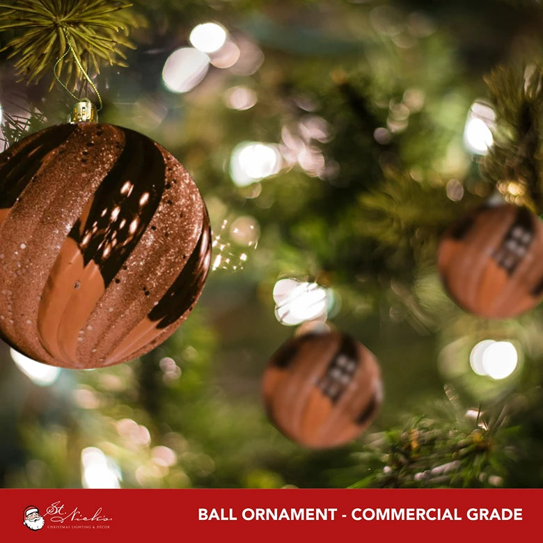 Brown-Ornament-Shiny-Swirl-Ball-with-Glitter-150MM-5