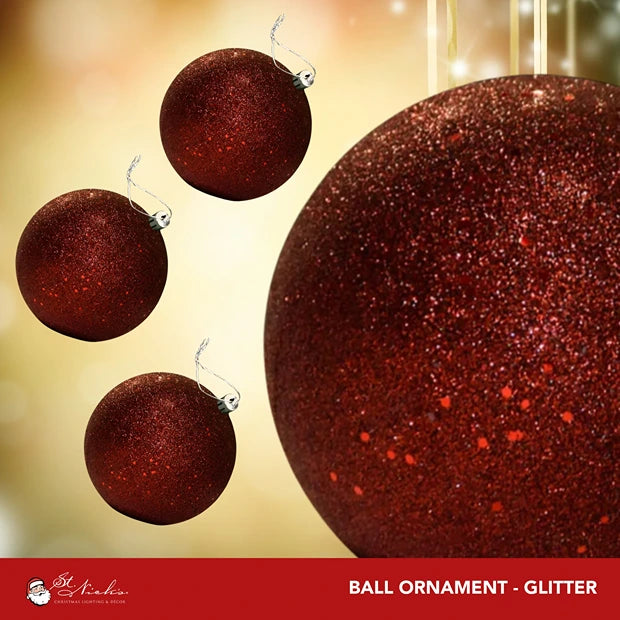 Burgundy-Ornament-Glitter-Ball-100MM-3