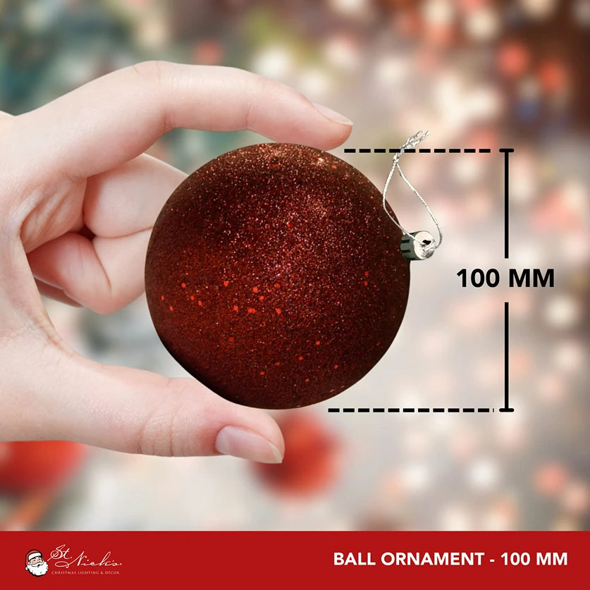 Burgundy-Ornament-Glitter-Ball-100MM-4