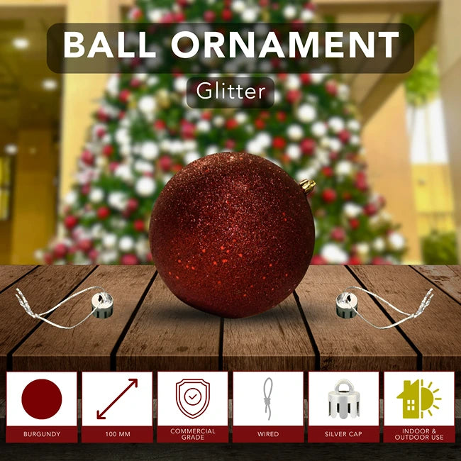Burgundy-Ornament-Glitter-Ball-100MM-6