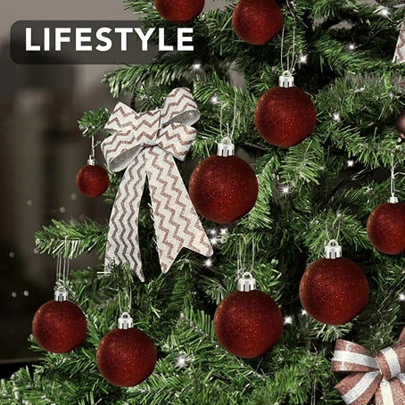Burgundy-Ornament-Glitter-Ball-100MM-7