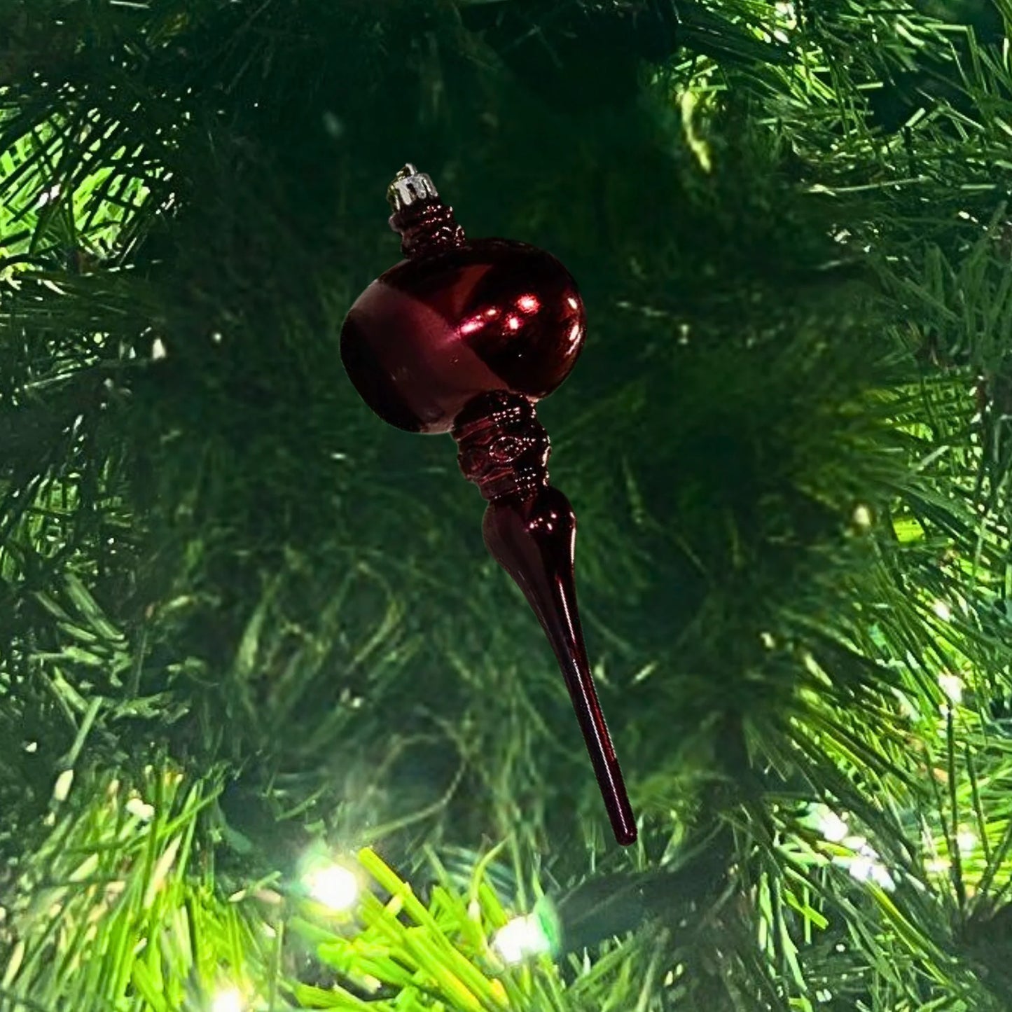 Burgundy-Ornament-Shiny-Classic-Finial-2