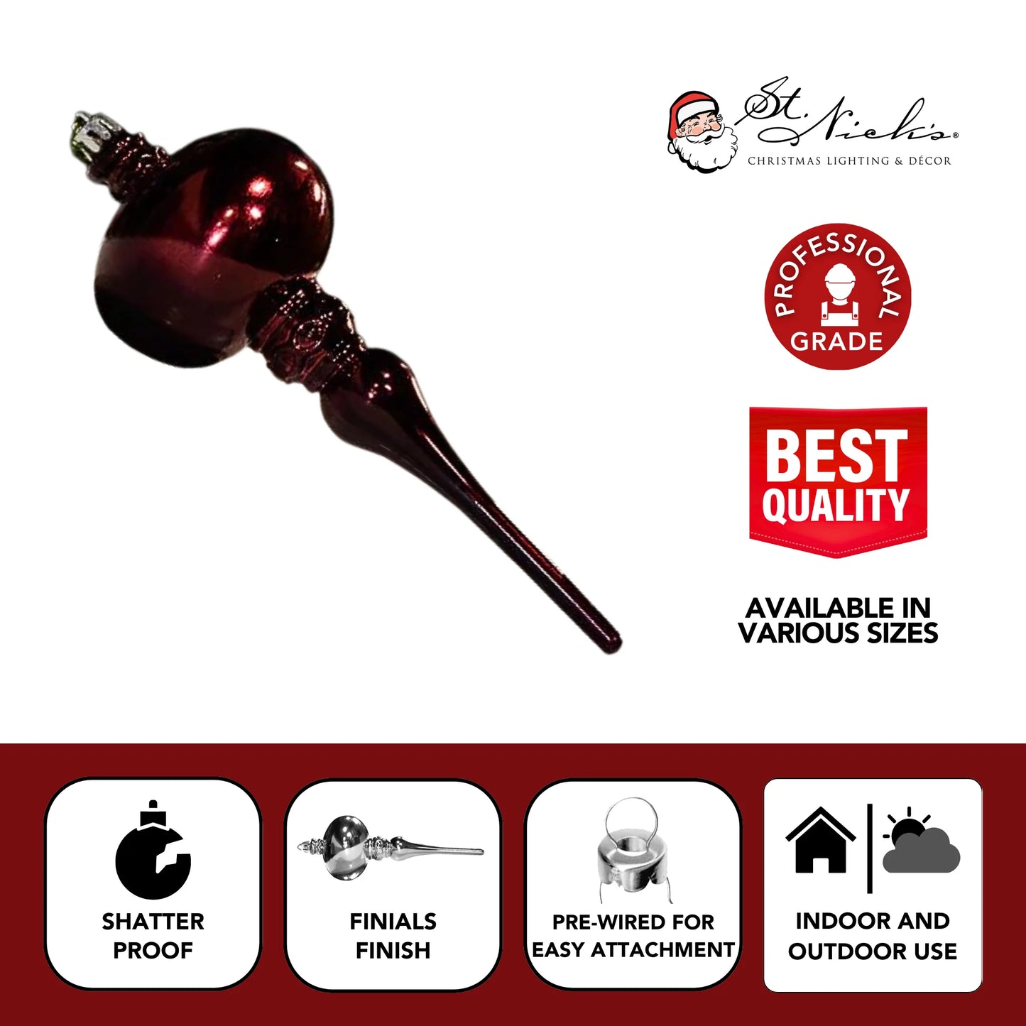 Burgundy-Ornament-Shiny-Classic-Finial-3