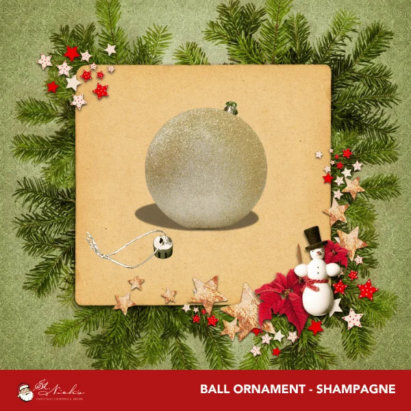Champagne-Ornament-Glitter-with-Sequin-Ball-100MM-2