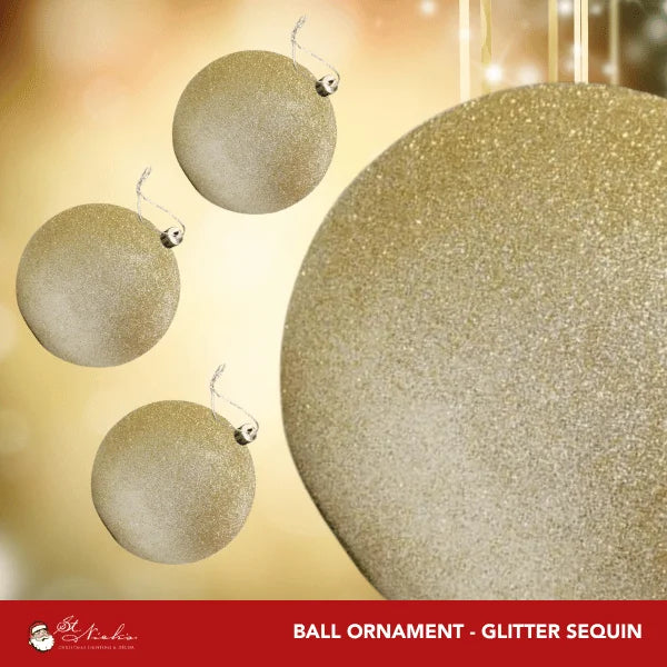 Champagne-Ornament-Glitter-with-Sequin-Ball-100MM-3