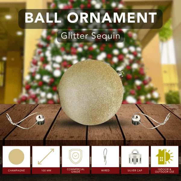 Champagne-Ornament-Glitter-with-Sequin-Ball-100MM-6