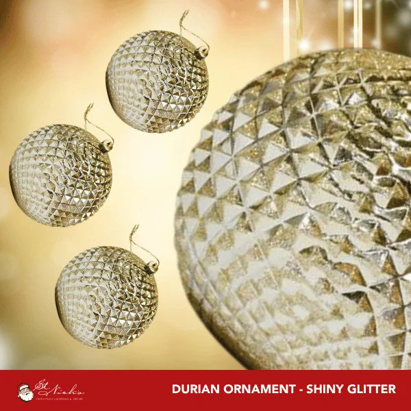 Champagne-Ornament-Shiny-with-Glitter-Durian-150MM-3