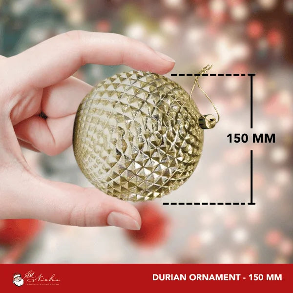 Champagne-Ornament-Shiny-with-Glitter-Durian-150MM-4