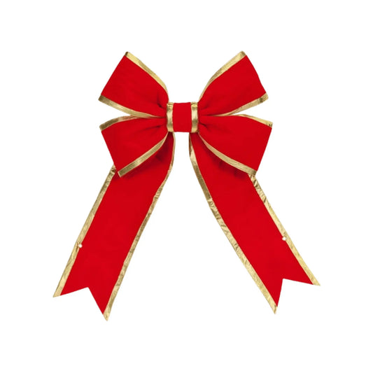 Christmas-Bow-Red-Nylon-with-Gold-Lining-1