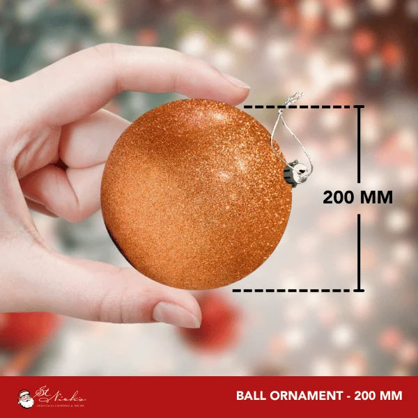 Copper-Ornament-Glitter-Ball-200MM-4