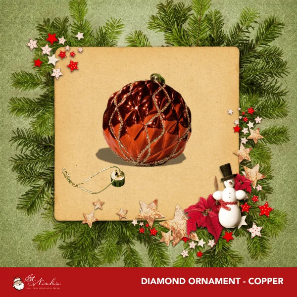 Copper-Ornament-Shiny-Diamond-Swirl-150MM-2