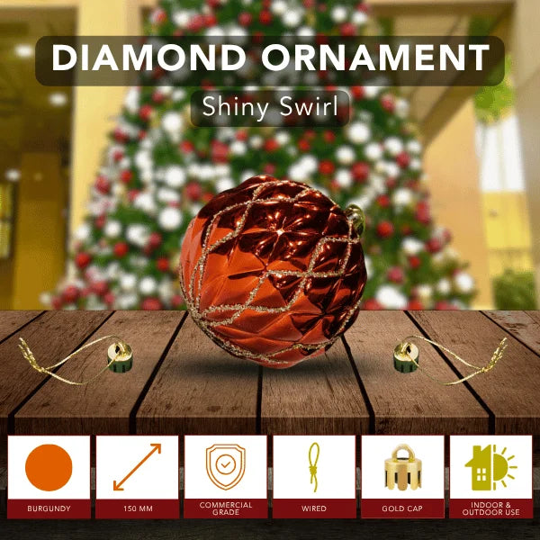 Copper-Ornament-Shiny-Diamond-Swirl-150MM-6