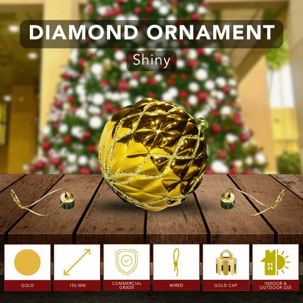 Gold-Ornament-Shiny-Diamond-150MM-6