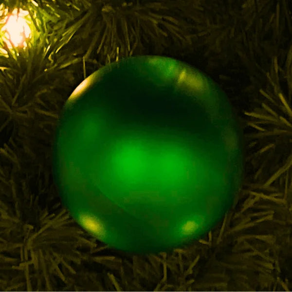 Green-Ornament-Matte-Ball-2