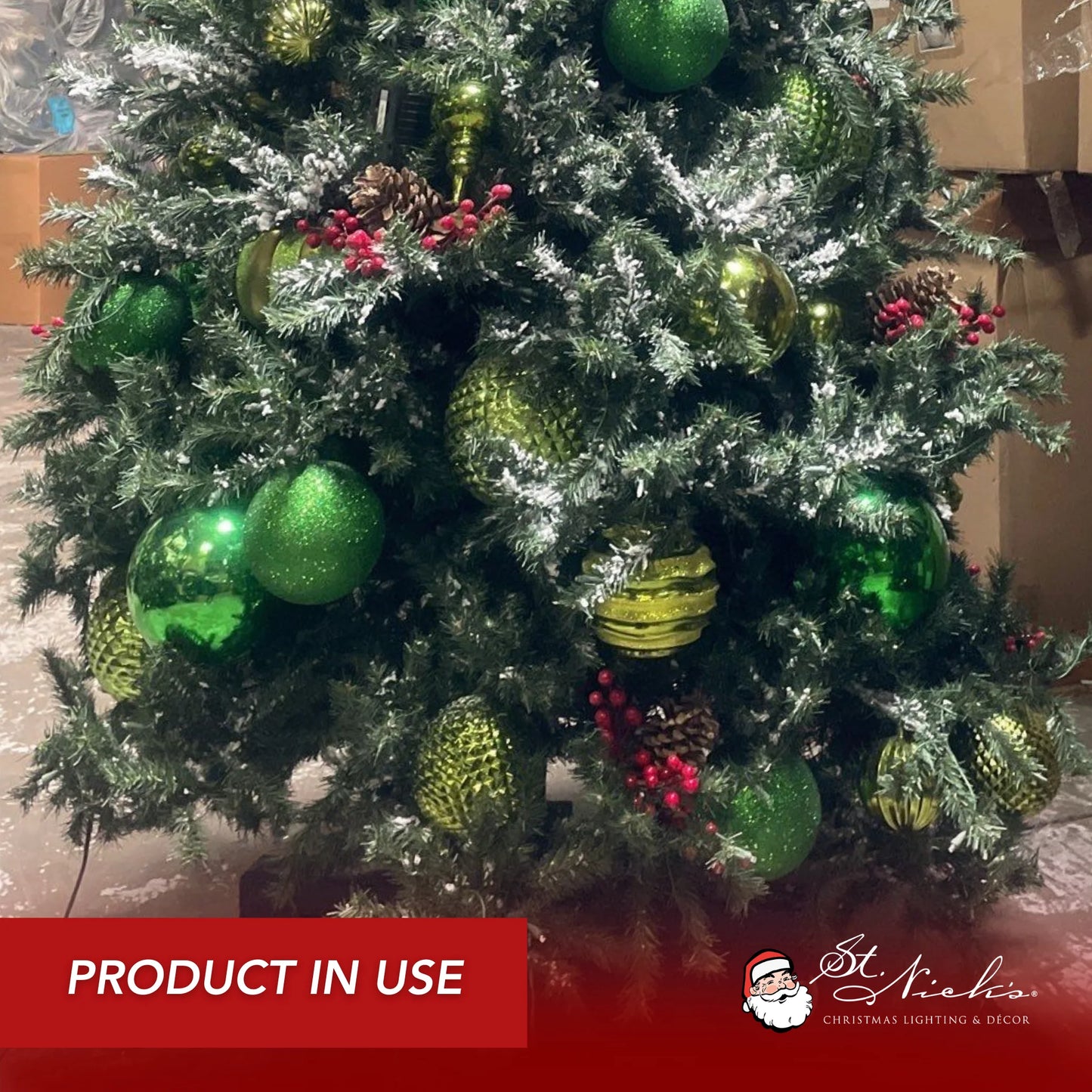 Green-Ornament-Shiny-with-Glitter-Durian-8