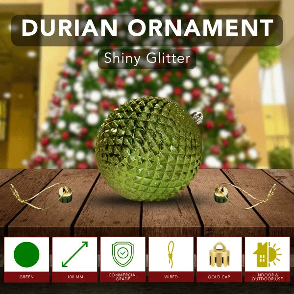 Green-Shiny-with-Glitter-Durian-150MM-6