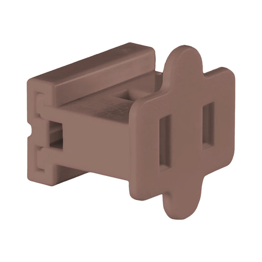 Hardware-Female-Zip-Plug-Brown-Pack-Of-25-PCS-1