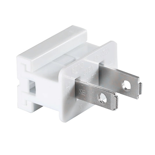 Hardware-SPT-2-Male-Zip-Plug-White-Pack-of-25-pcs-1