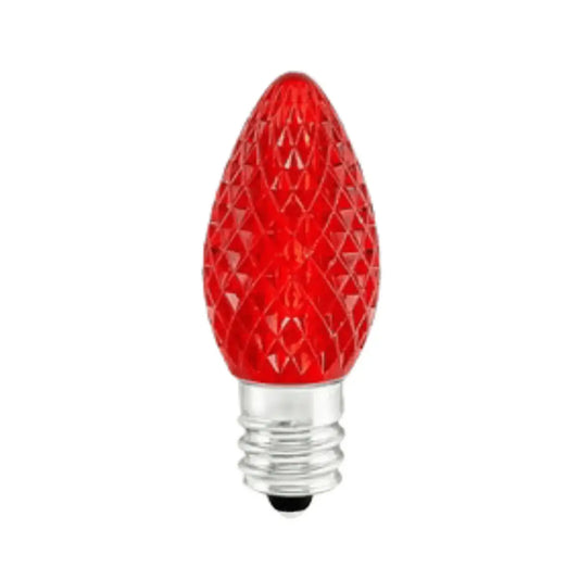 LED-C7-Bulb-Red-Faceted-25pcs-1