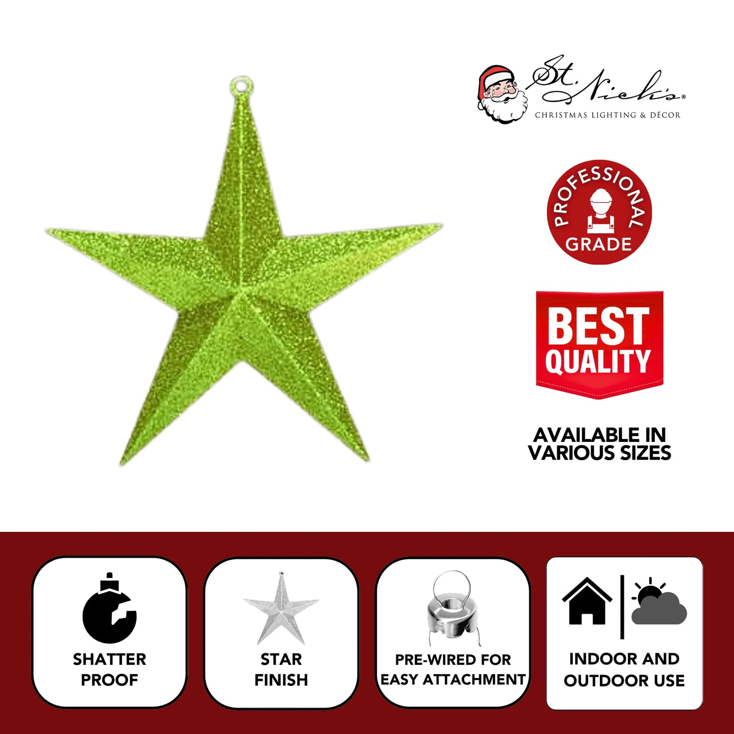 Moss-Green-Glitter-Star-3