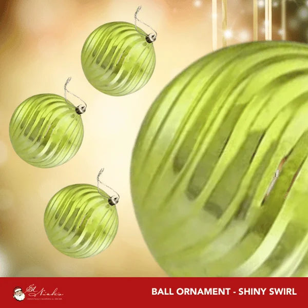 Moss-Green-Shiny-Swirl-Ornament-80MM-3
