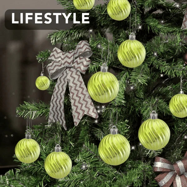 Moss-Green-Shiny-Swirl-Ornament-80MM-7