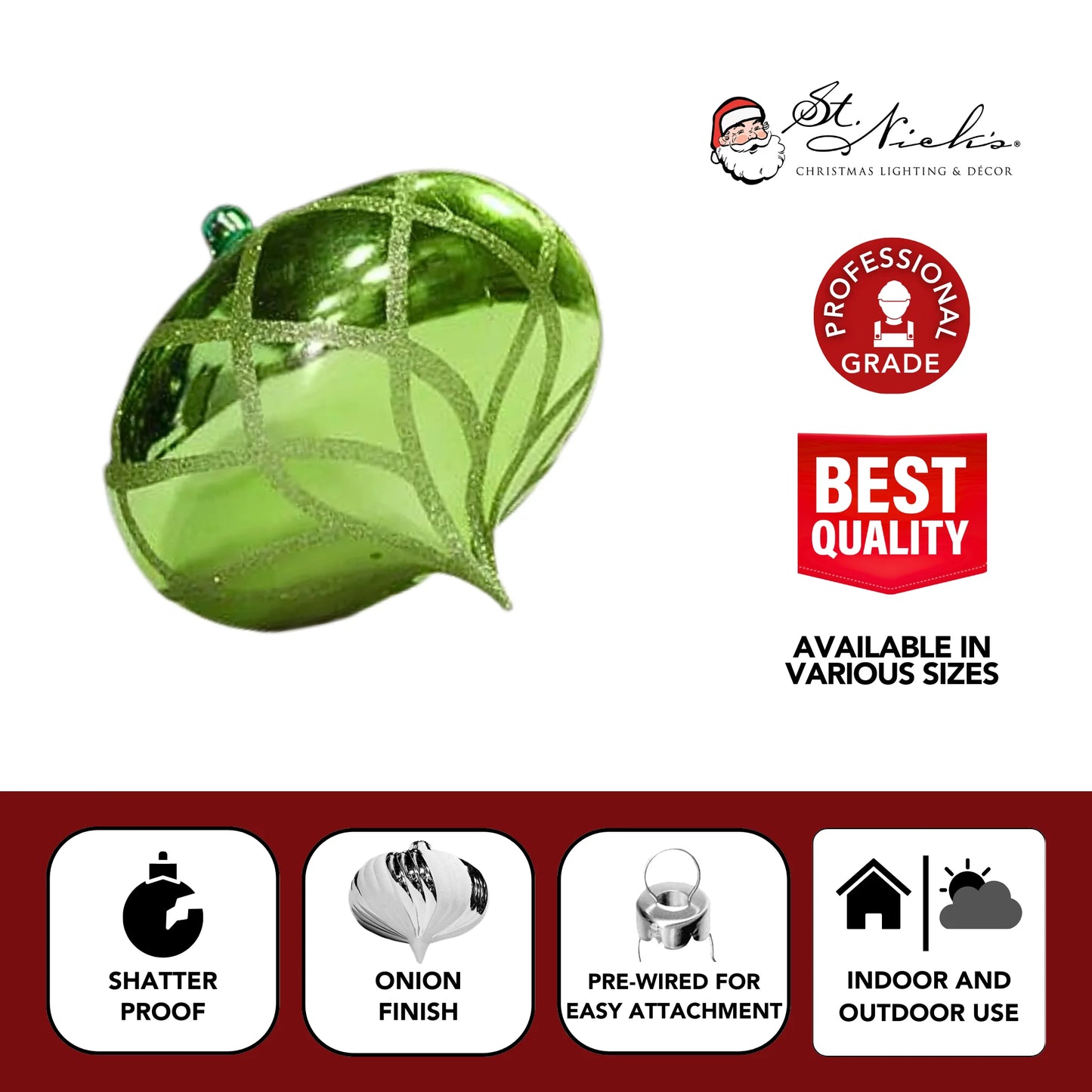 Moss-Green-Shiny-with-Glitter-Flower-Onion-3