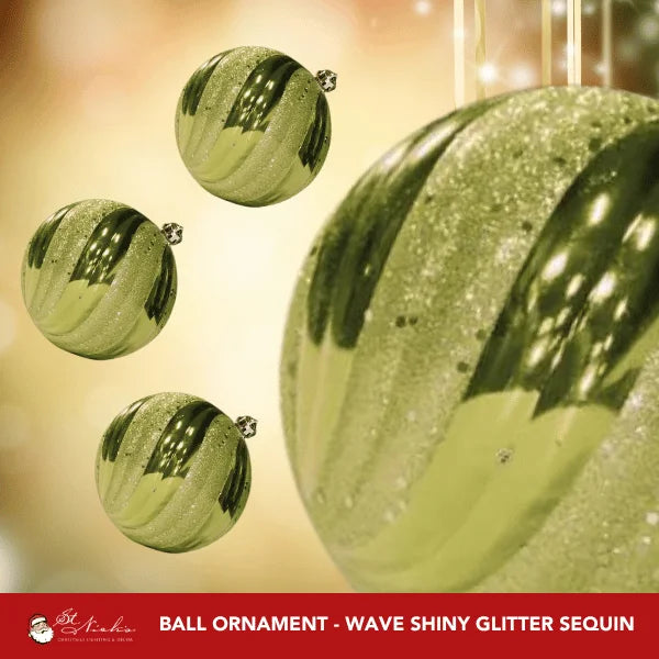 Moss-Green-Wave-Shiny-With-Glitter-Sequin-150MM-3