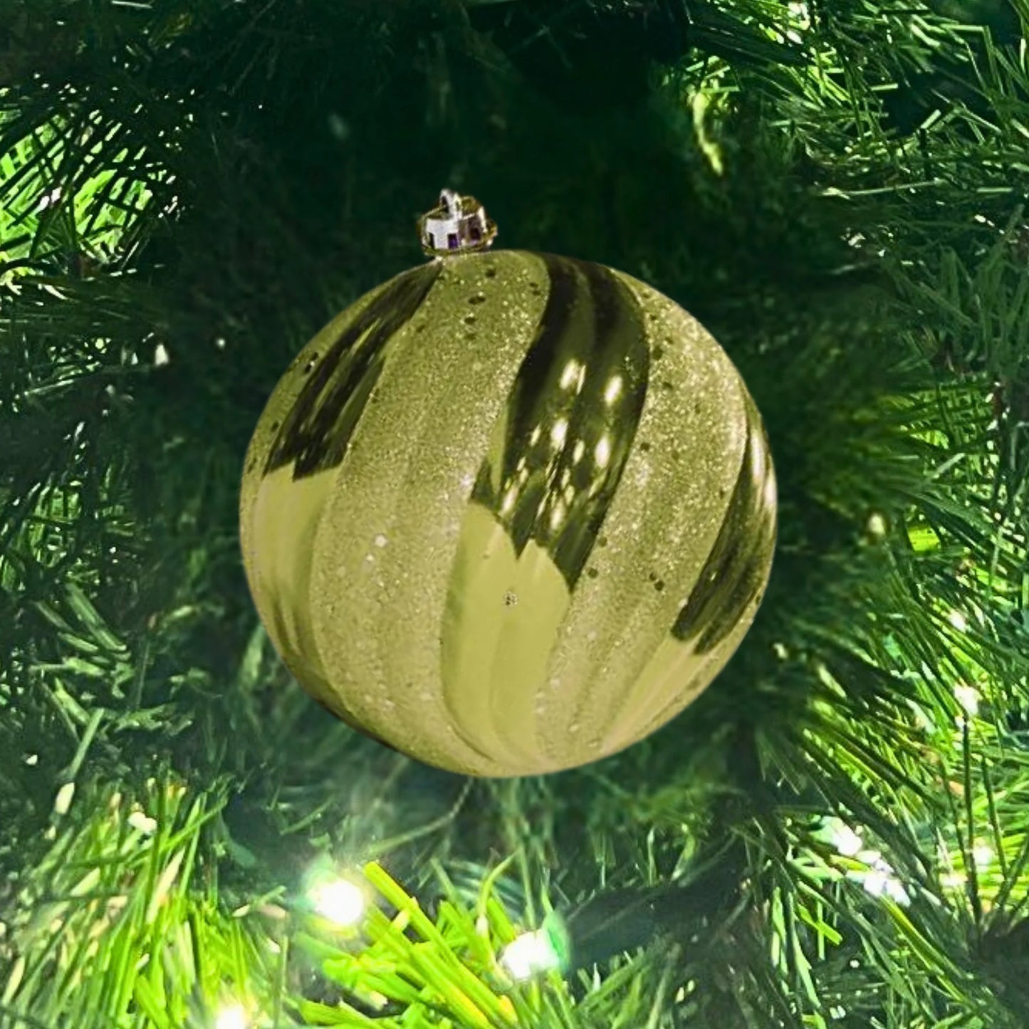 Moss-Green-Wave-Shiny-With-Glitter-Sequin-2