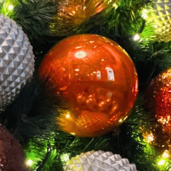 Orange-Ornament-Shiny-Ball-100MM-2