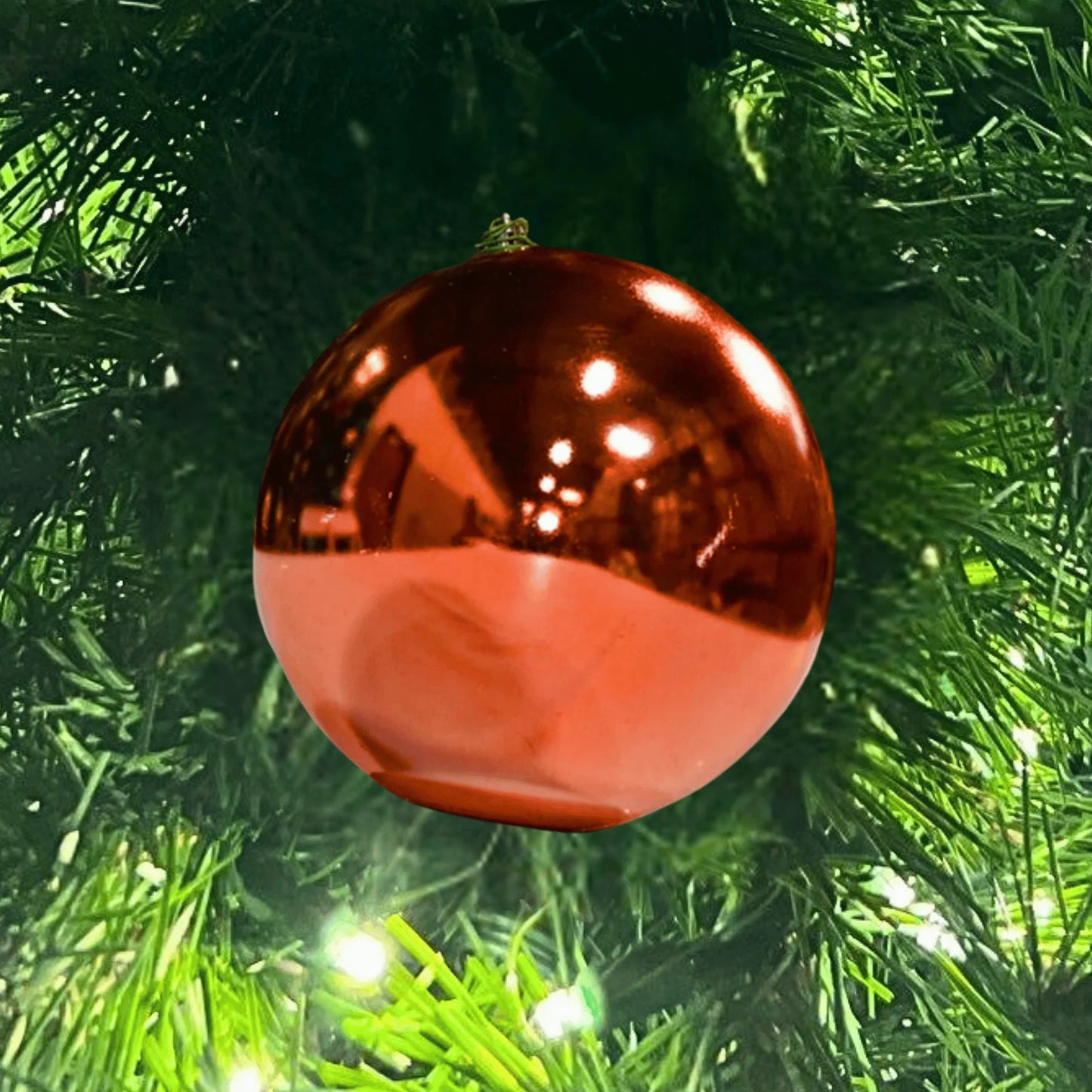 Orange-Ornament-Shiny-Ball-100MM-2
