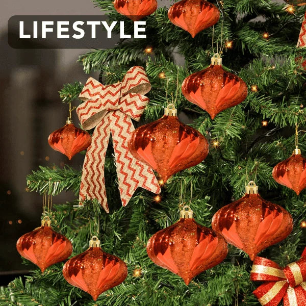 Orange-Ornament-Shiny-with-Glitter-Sequin-Onion-150MM-7