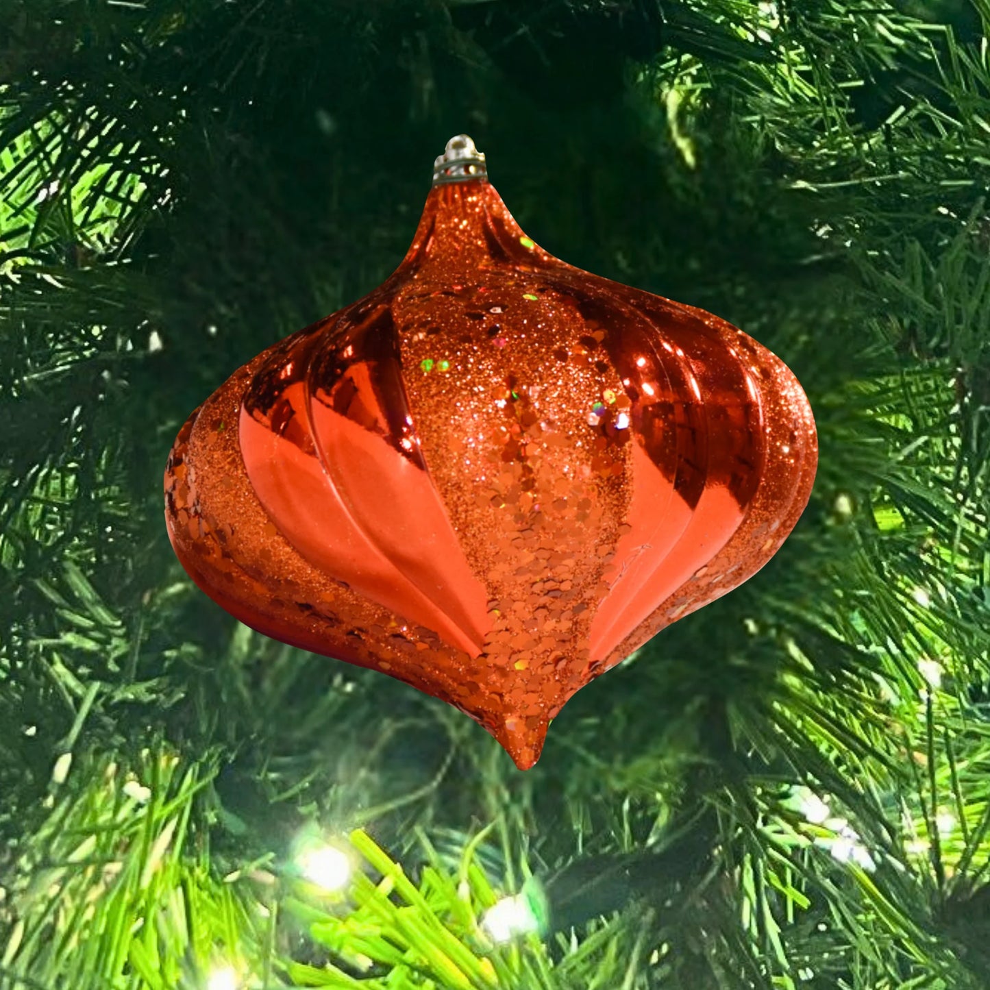 Orange-Ornament-Shiny-with-Glitter-Sequin-Onion-2