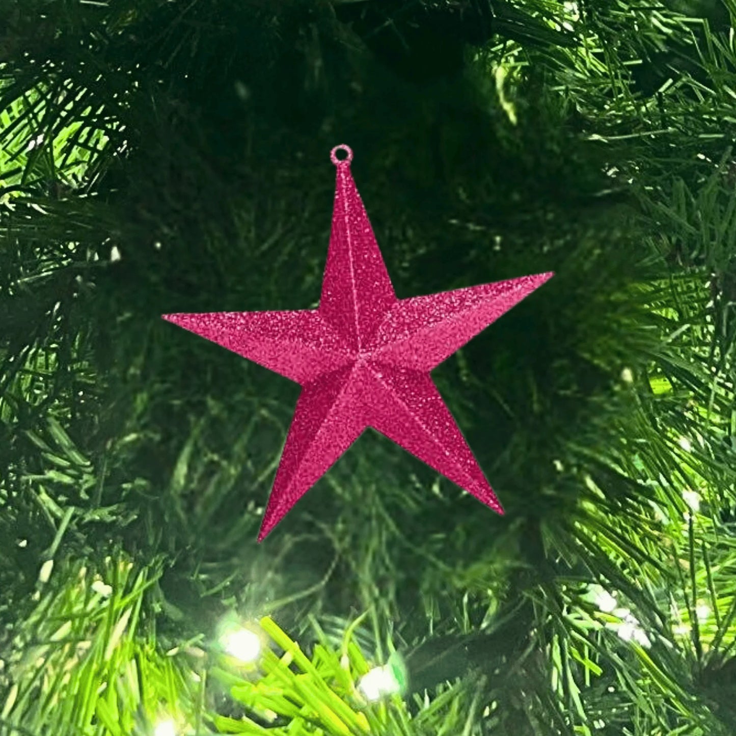 Pink-Ornament-Glitter-Star-2